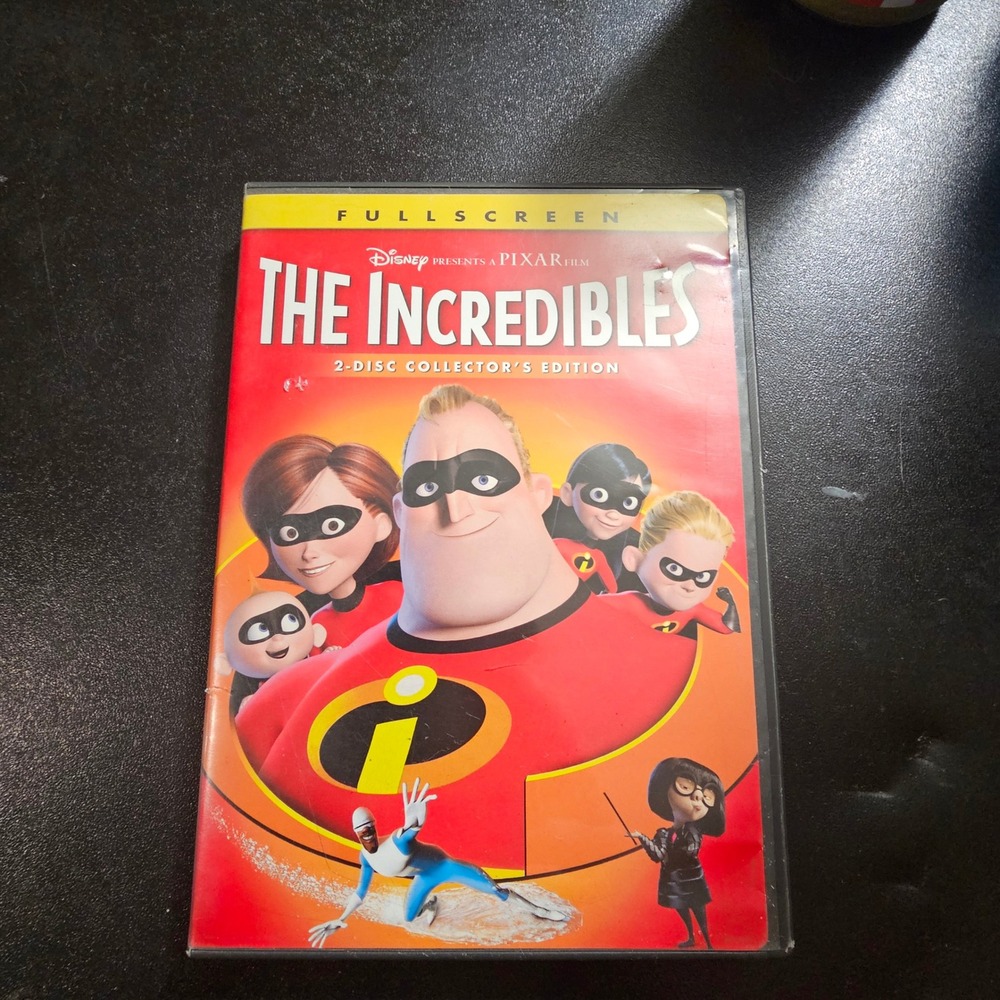 Disney Pixar The Incredibles DVD 2-Disc Collector's Edition Full Screen 33941